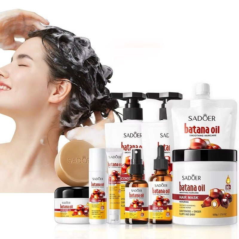 Sadoer Batana Oil Hair Care Set (Shampoo & Oil)