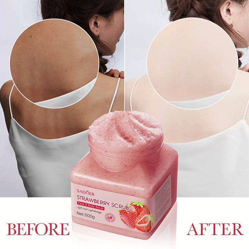 Sadoer Strawberry Scrub 500g Moisturizing