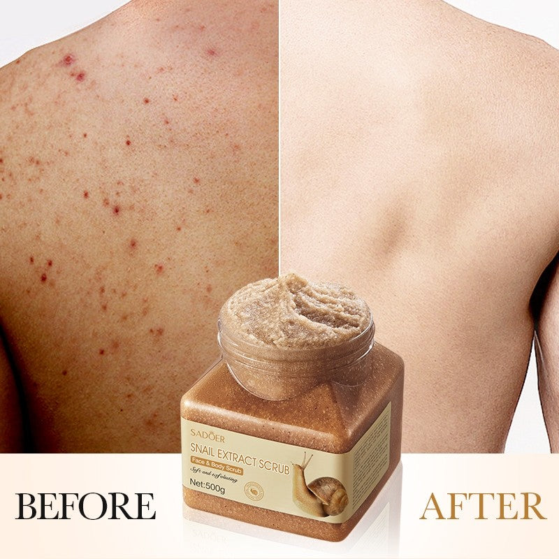 Sadoer Snail Scrub 500g Face & Body Scrub