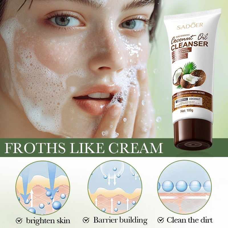 Sadoer Coconut Facial Cleanser 100g Purify
