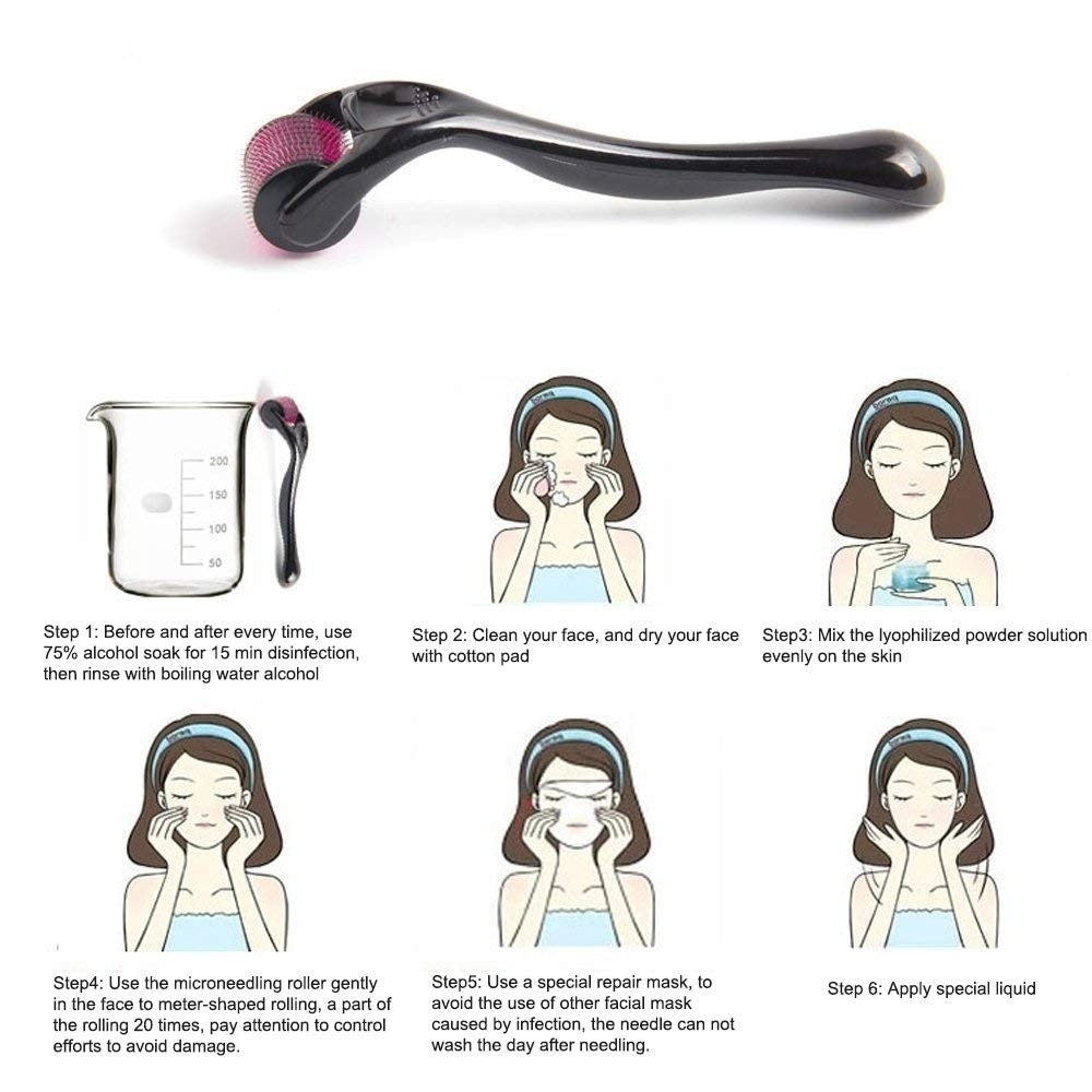 Derma Roller 540 Needle for Hair & Face