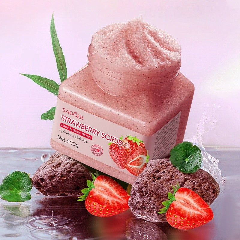 Sadoer Strawberry Scrub 500g Moisturizing