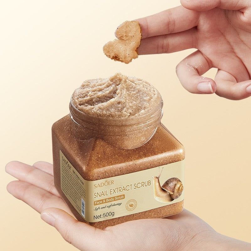 Sadoer Snail Scrub 500g Face & Body Scrub