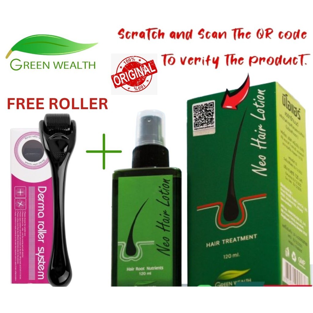 Neo Hair Lotion QR with Roller Gift