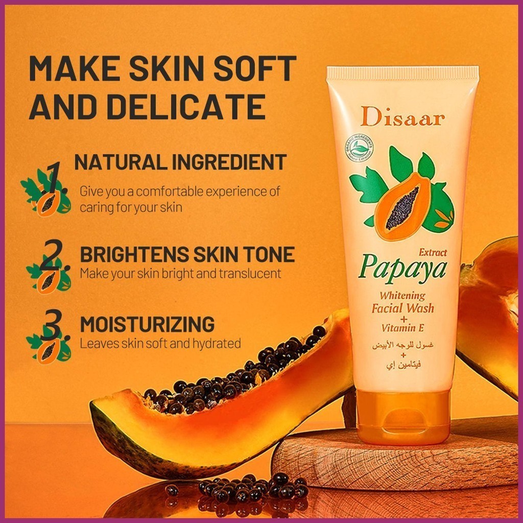 DISAAR Papaya Face Cleanser