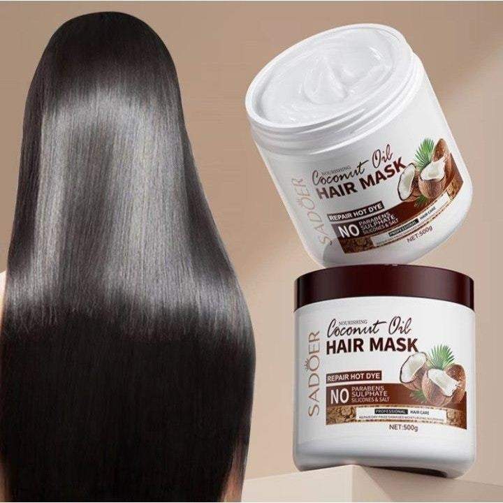 Sadoer Coconut Shampoo & Hair Mask 4in1 Set