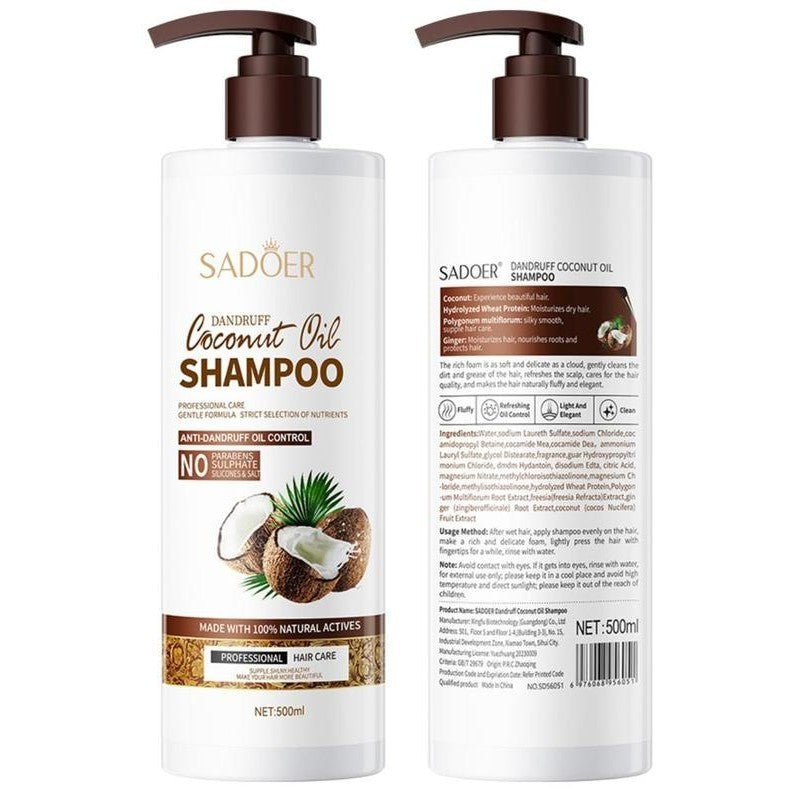 SADOER Coconut Oil Hair & Body Set 5in1