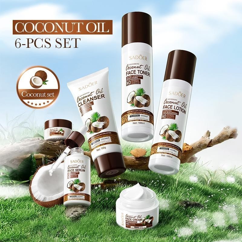 SADOER Coconut 6in1 Set Foam, Serum