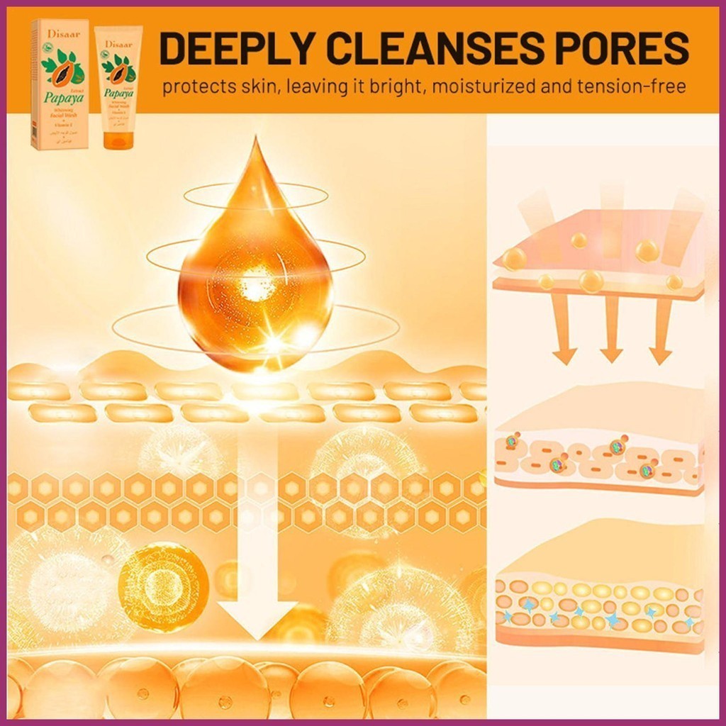 DISAAR Papaya Face Cleanser